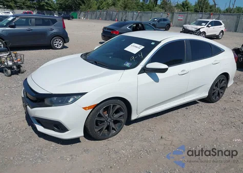 2019 Honda Civic Sport из США, поврежденный, VIN 2HGFC2F8XKH598365